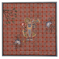 Pichwai Painting Shreenaath ji - Lotus and Tree
