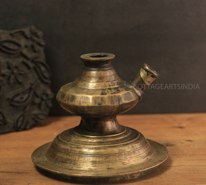 Brass Vintage Hookah Base