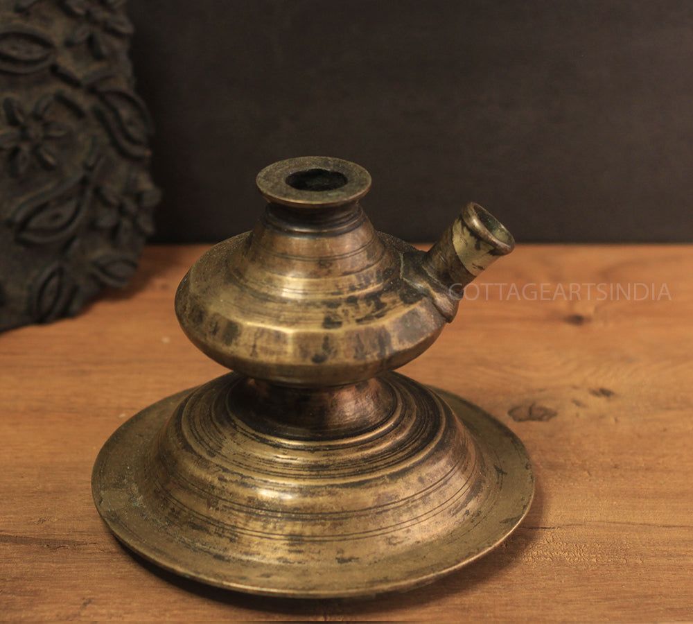 Brass Vintage Hookah Base
