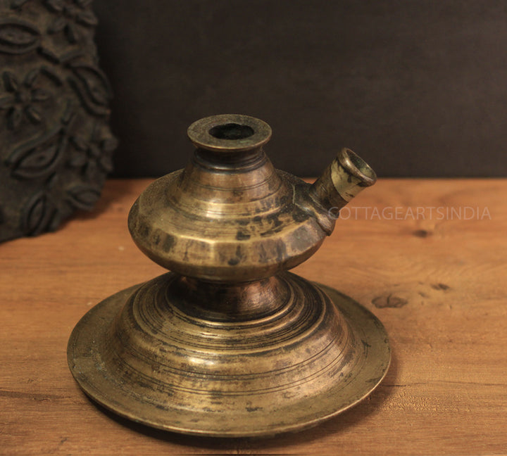 Brass Vintage Hookah Base