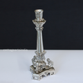 Silver Plated Brass Candelabra | Handcrafted Traditional Candle Holder
