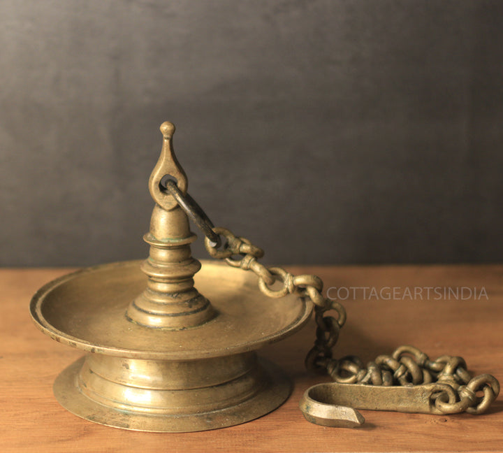 Brass Vintage Vilakku-Oil Lamp Hanging