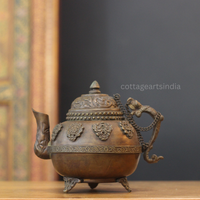 Antique Copper Tibetan Style Teapot | Cottage Arts India