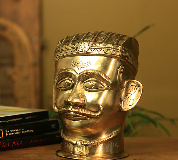 Brass Shiva Mukhlingam Idol
