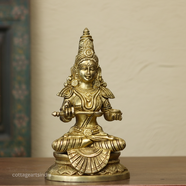 Goddess Annapurna Sculpture | Traditional Annapurna Devi Statue