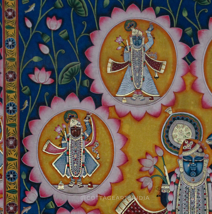 Pichwai Painting - 8 Swaroop Shreenathji