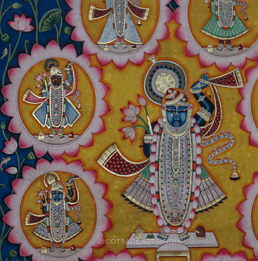 Pichwai Painting - 8 Swaroop Shreenathji