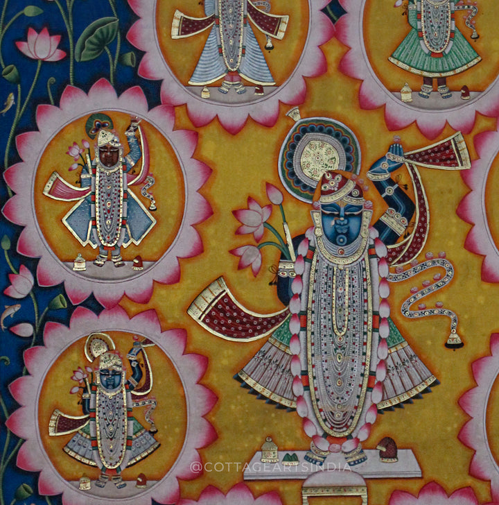Pichwai Painting - 8 Swaroop Shreenathji