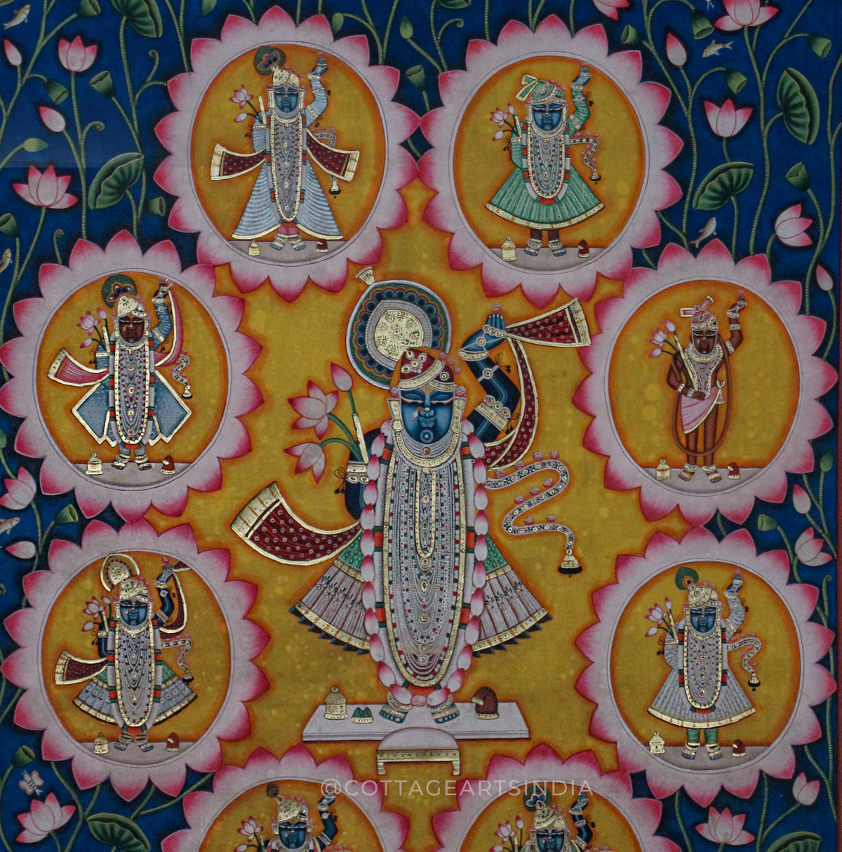 Pichwai Painting - 8 Swaroop Shreenathji