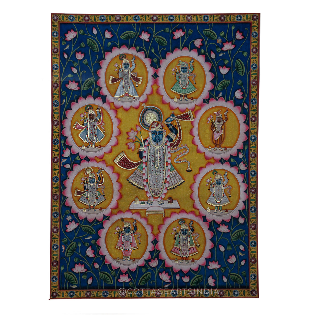 Pichwai Painting - 8 Swaroop Shreenathji