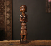 Vintage Hand-Carved Tribal Wooden Figurine