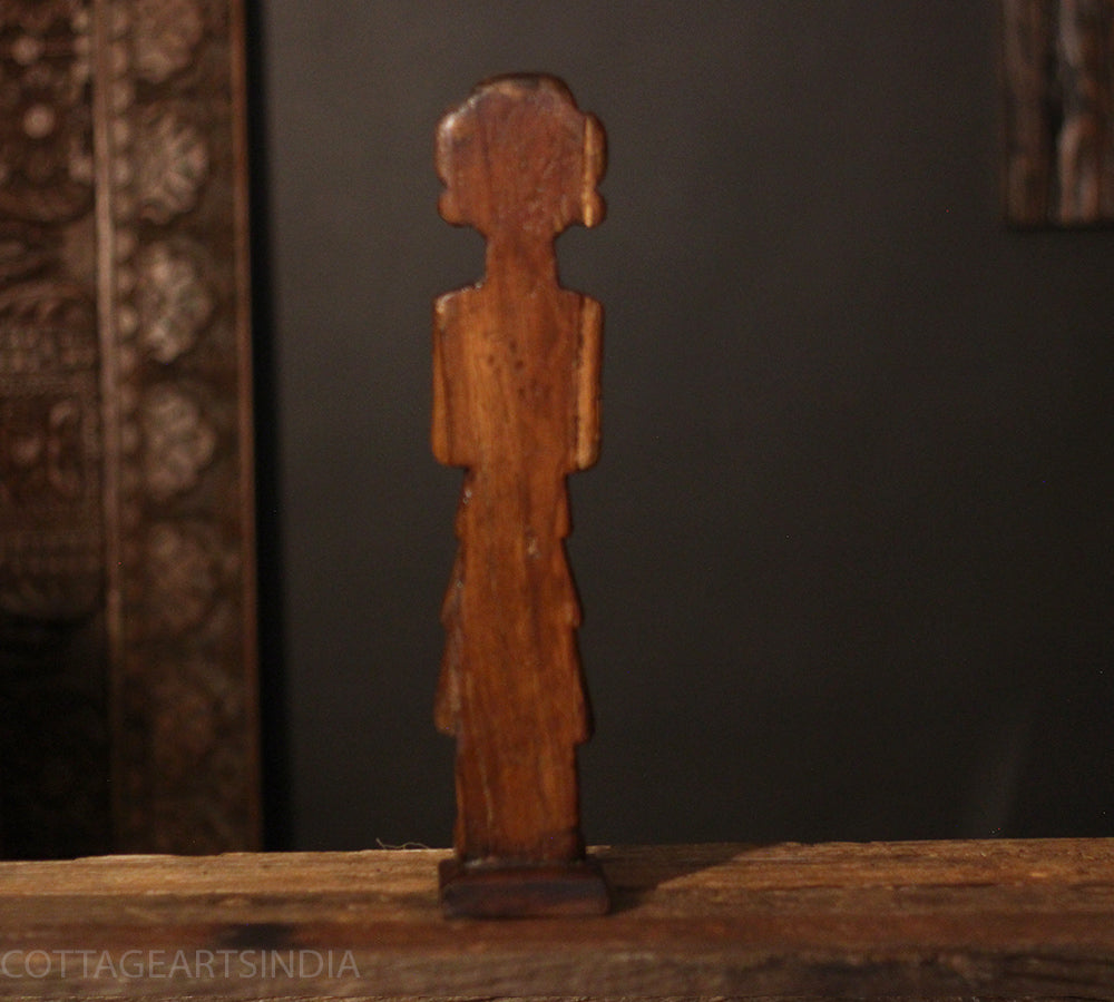 Vintage Hand-Carved Tribal Wooden Figurine