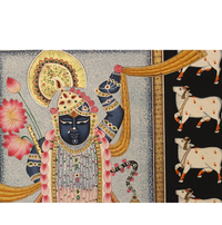 Shrinathji Pichwai Painting With Cows