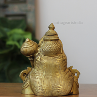 Handcrafted Brass Lord Hanuman Bust with Gada