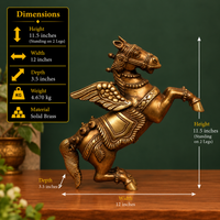 Brass Horse With Wings