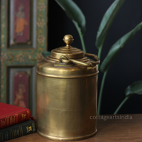Vintage Brass Rice Storage Box