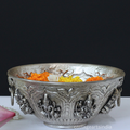 Silver Plated Brass Ashtalakshmi Urli Bowl | Handcrafted Puja Decor