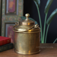 Vintage Brass Rice Storage Box