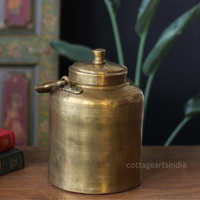 Vintage Brass Rice Storage Box