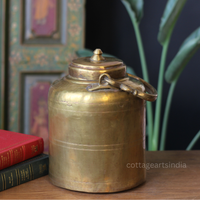 Vintage Brass Rice Storage Box