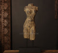 Female Torso Sculpture on Stand