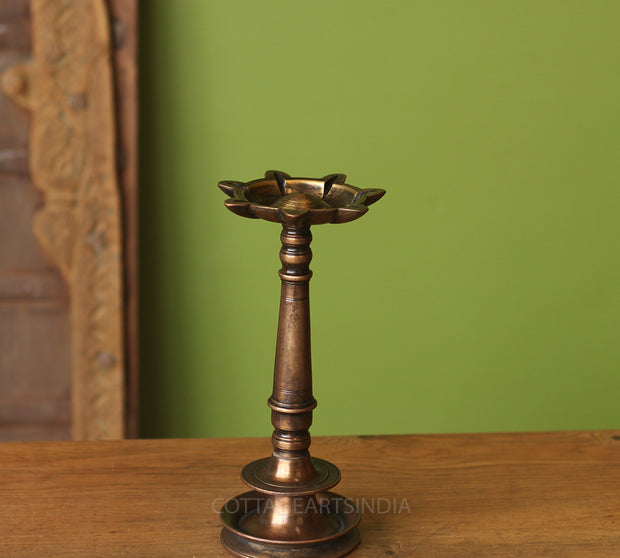 Brass  Vintage Key Vilakku Lamp