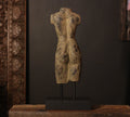Female Torso Sculpture on Stand