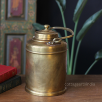 Vintage Brass Rice Storage Box