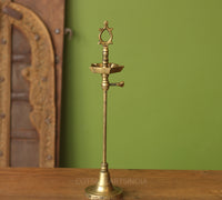 Brass  Vintage Key Vilakku Lamp