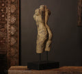 Female Torso Sculpture on Stand