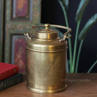 Vintage Brass Rice Storage Box