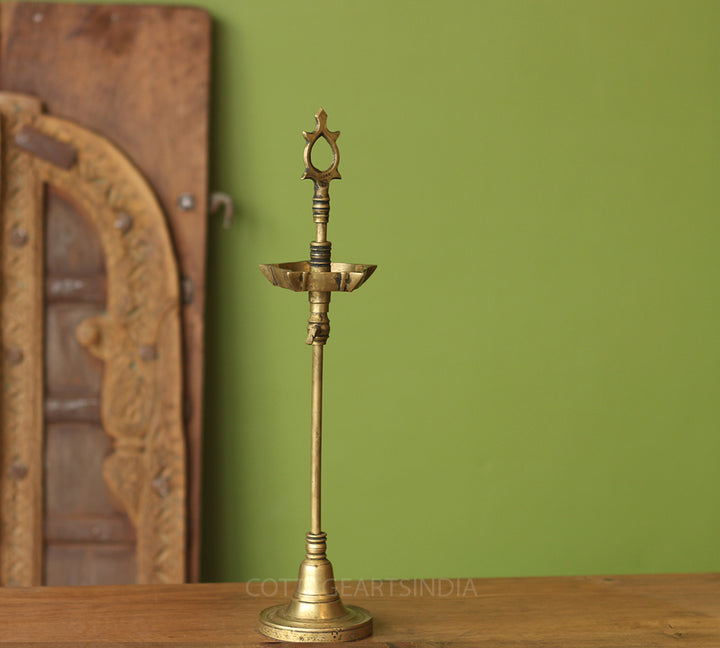 Brass  Vintage Key Vilakku Lamp