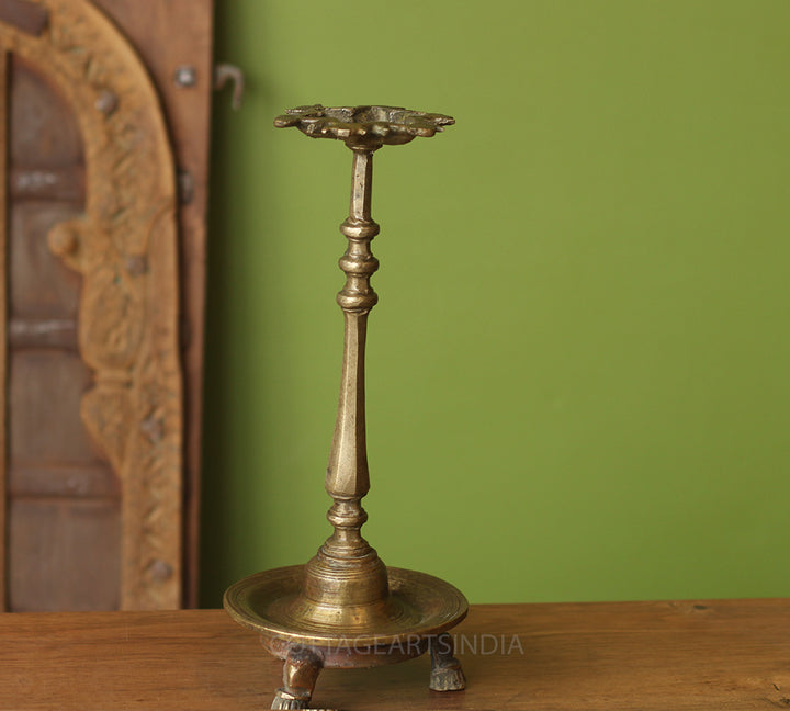 Brass  Vintage Vilakku Lamp