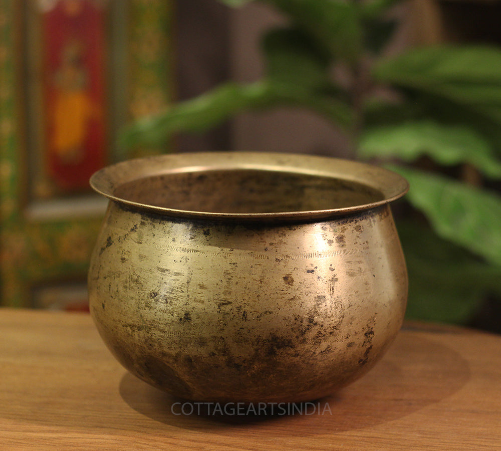 Brass  Vintage Pot