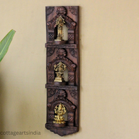 Wooden Jharokha Wall Display – Traditional Indian Craftsmanship