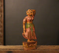 Vintage Handpainted Wooden Lady Figurine -A Rare Find