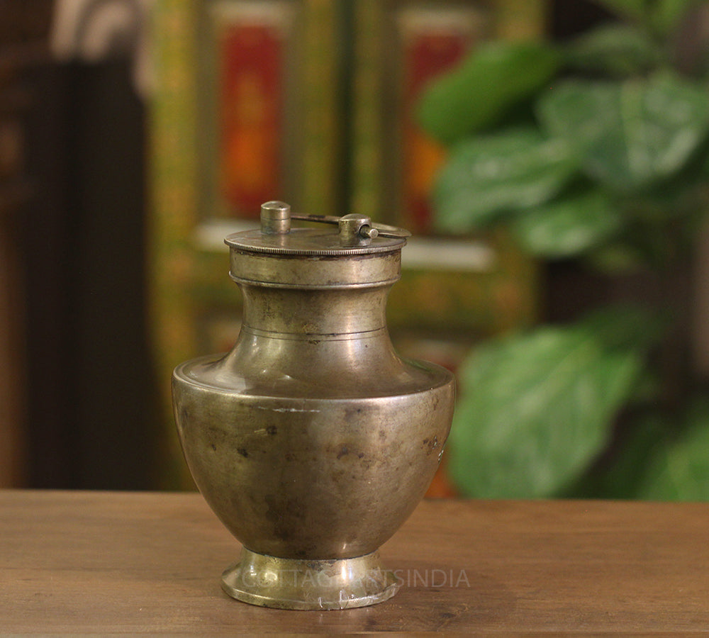Brass  Vintage  Holy Water pot