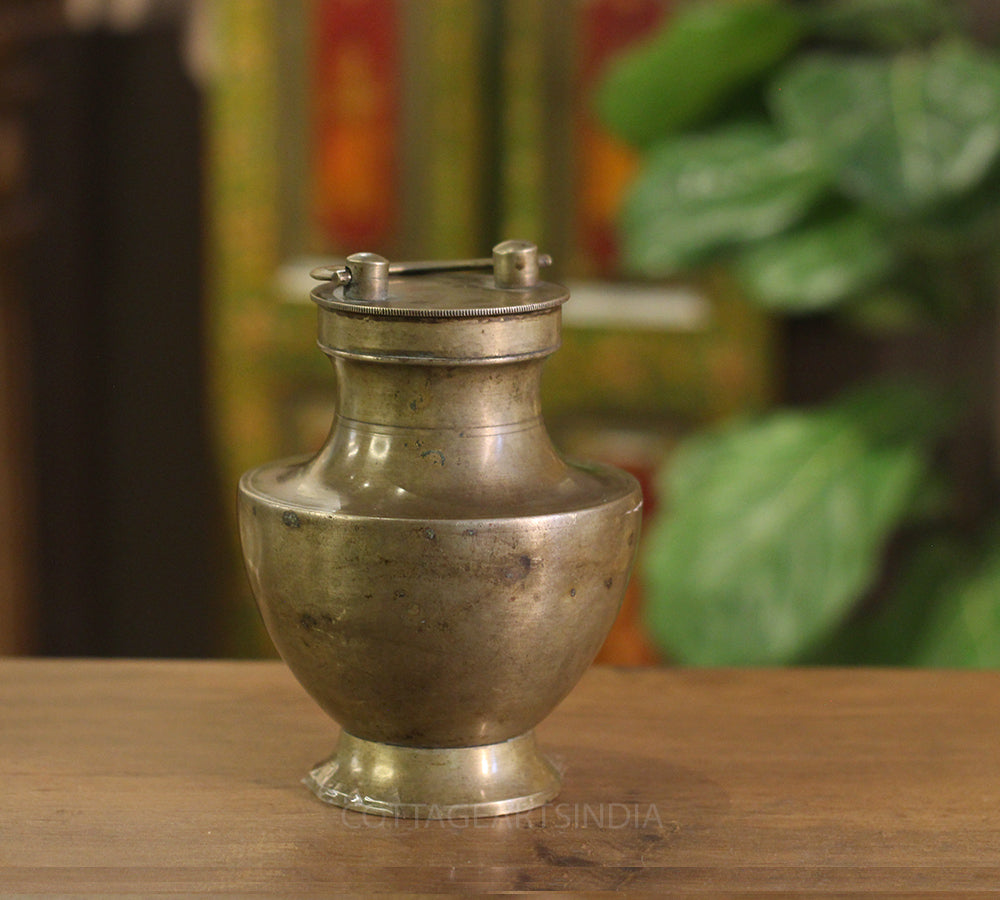 Brass  Vintage  Holy Water pot
