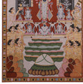 Shrinathji Annakut Darshan Pichwai Painting – Nathdwara Temple Festival Scene