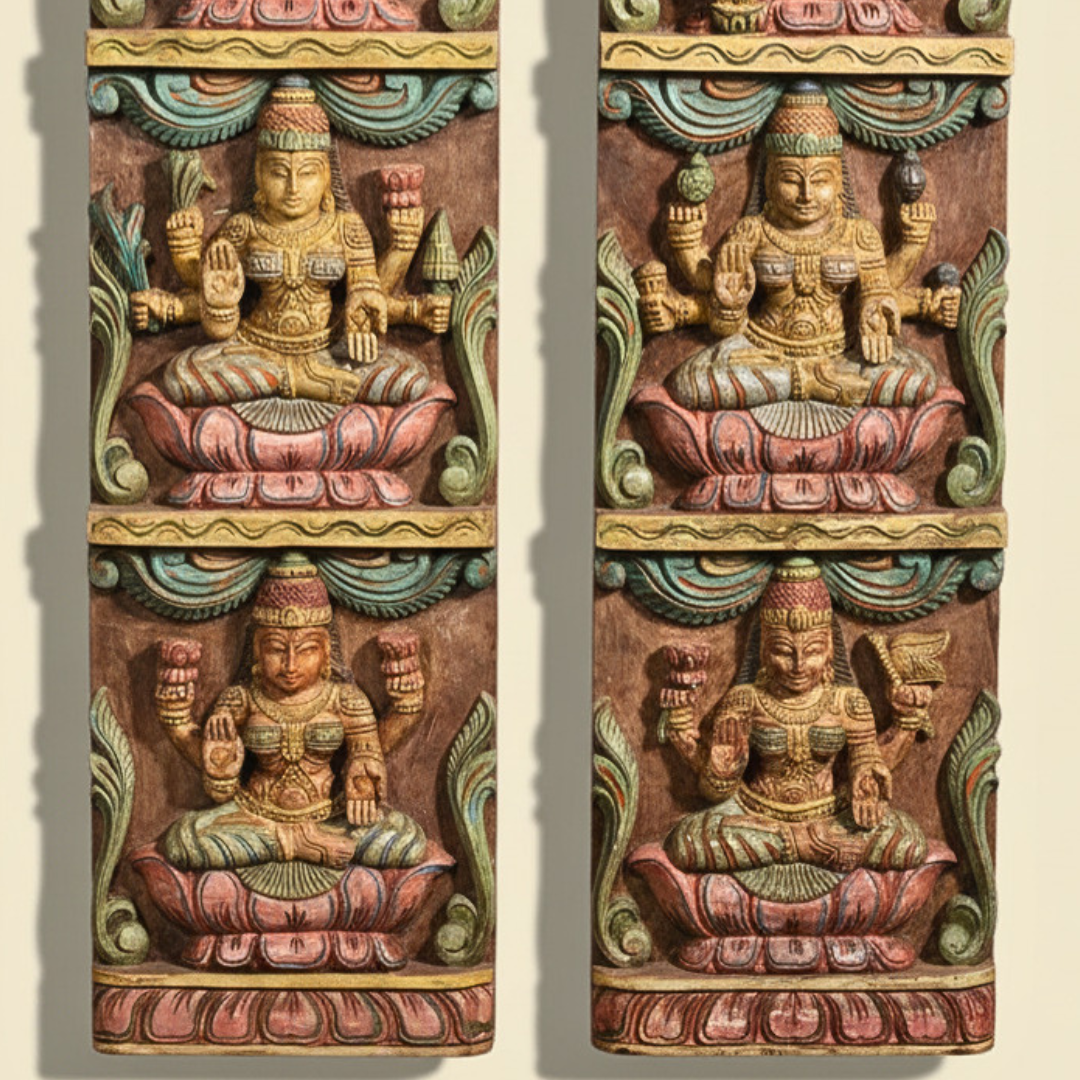 Wooden Wall Panel Ashtalaxmi 48"