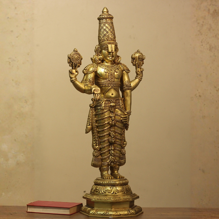 Brass Tirupati Balaji 34"