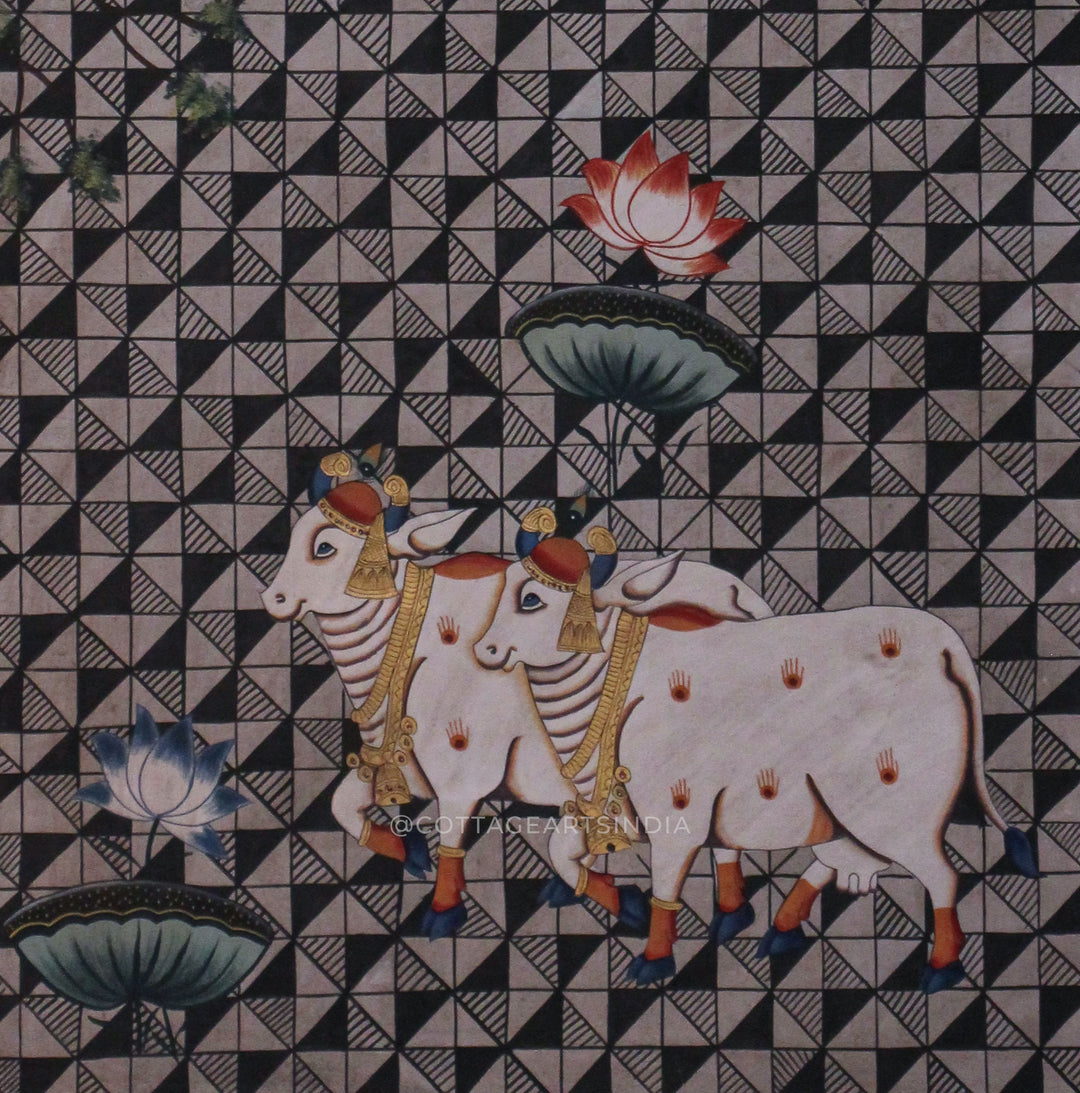 Cow Pichwai Painting