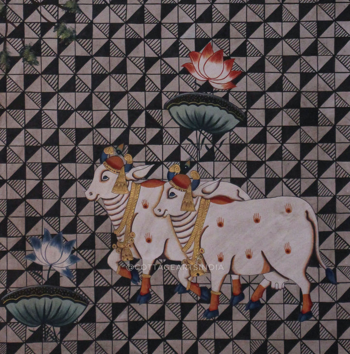 Cow Pichwai Painting