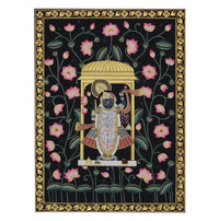 Shrinathji Lotus Blossom Pichwai Painting | Handcrafted Gold Foil Art