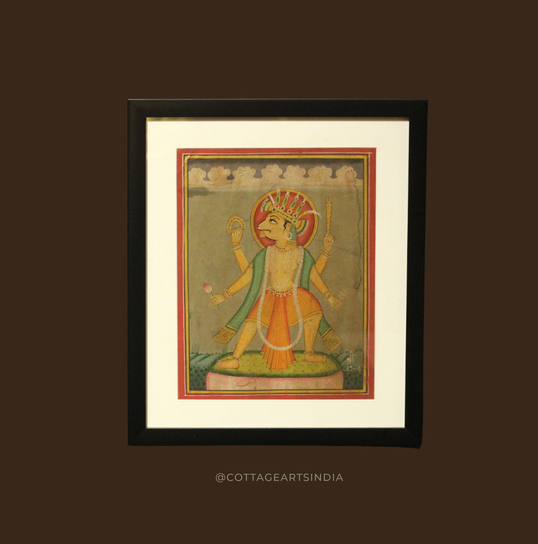Dashavatara of Lord Vishnu (set of 13) – Pahari Miniature Painting