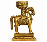 Brass Horse Candle Stand