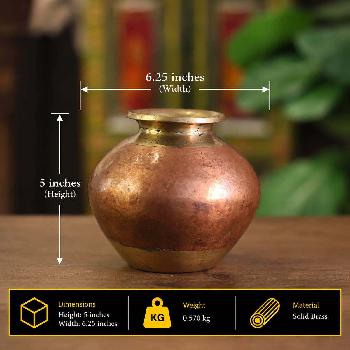 Brass  Vintage Pot