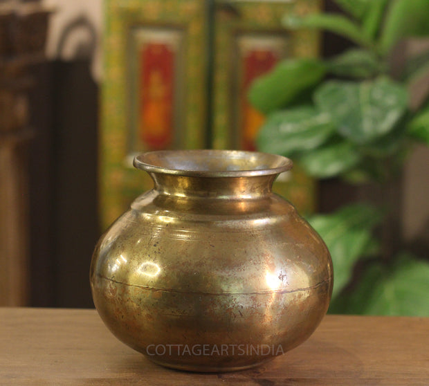 Brass  Vintage Pot