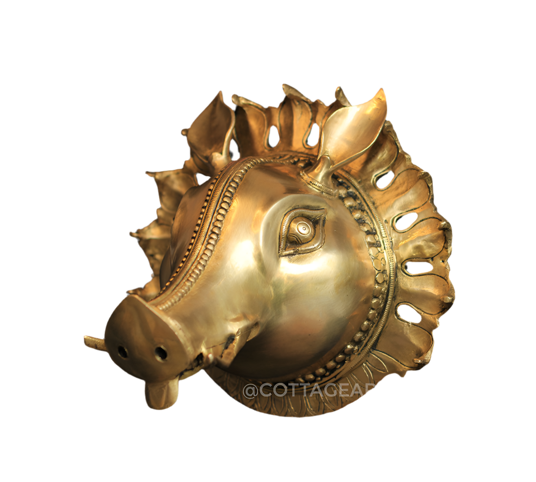 Brass Wall Hanging Varaha Mask