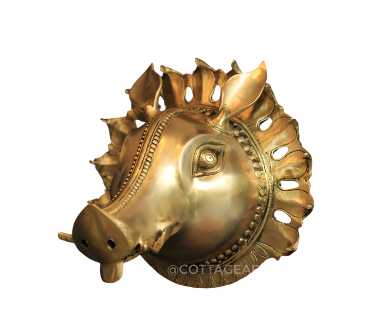 Brass Wall Hanging Varaha Mask
